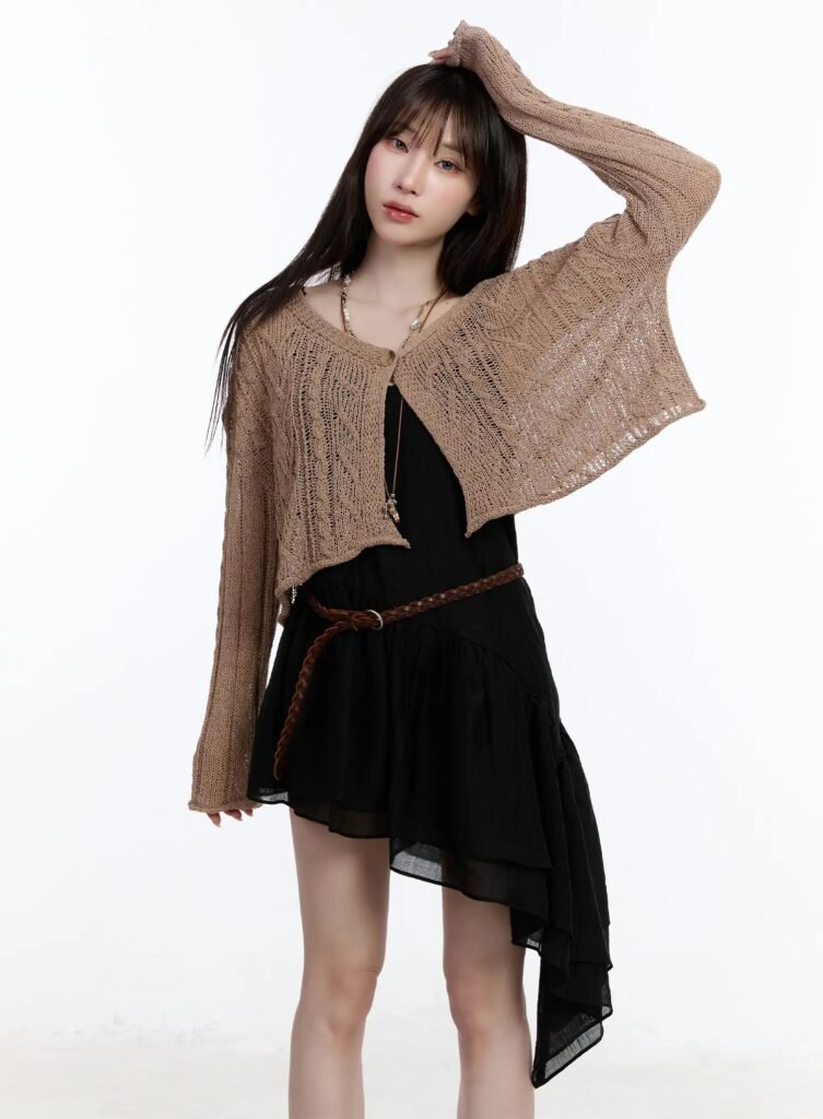 Button Front Knit Outerwear Cardigan