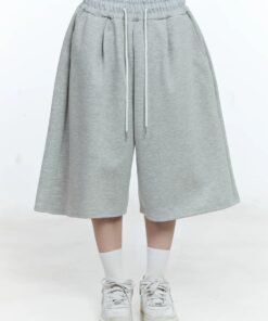 High Waist Casual Fit Shorts