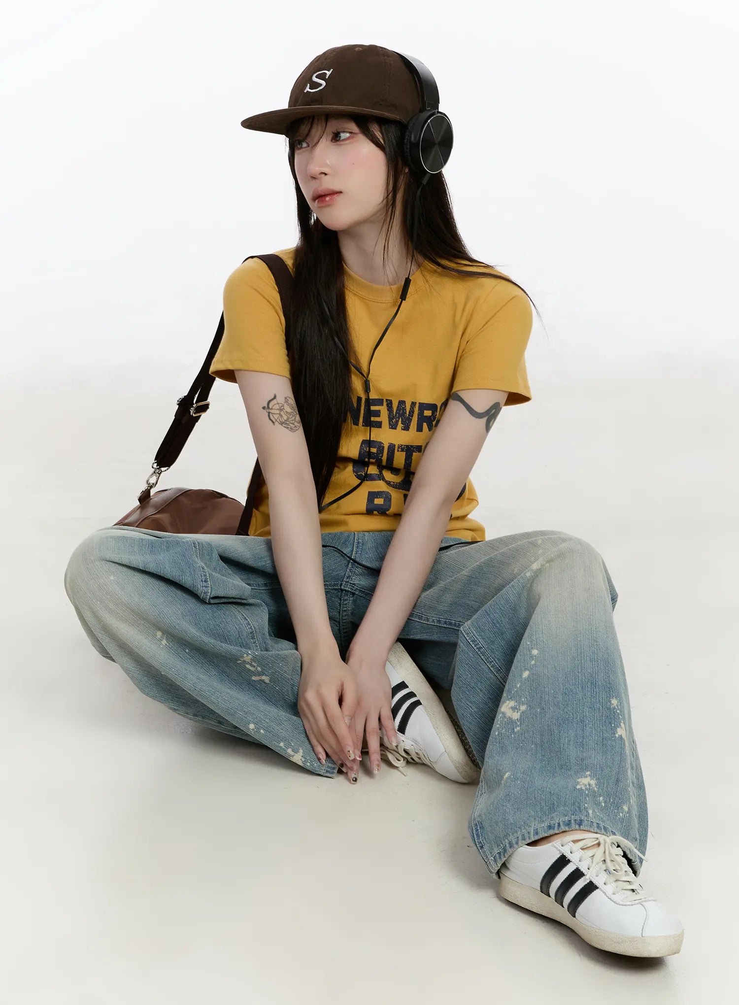 Sheer Panel Long Sleeve Festival Top