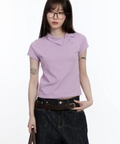 Square Neck Long Sleeve Stretch Top