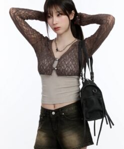 Zip Front Hooded Casual Jacket