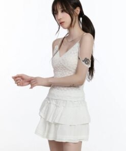 Wrap Tie Front Festival Crop Top