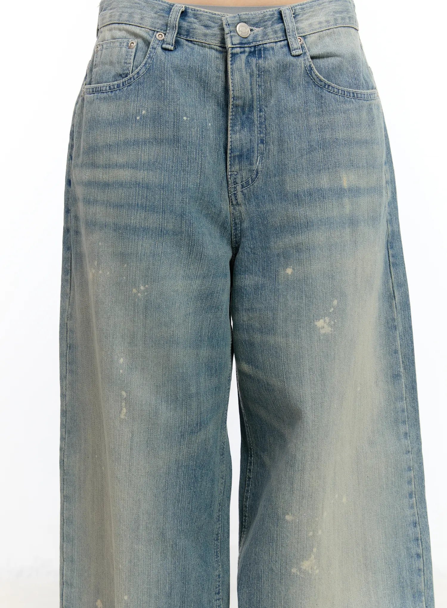 Mid Rise Tapered Leg Denim Jeans - Image 9
