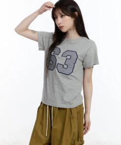 Oversized Drop Shoulder Cotton T-Shirt
