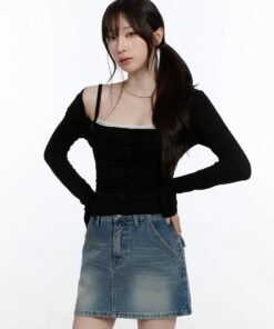 High Neck Zip Front Jacket